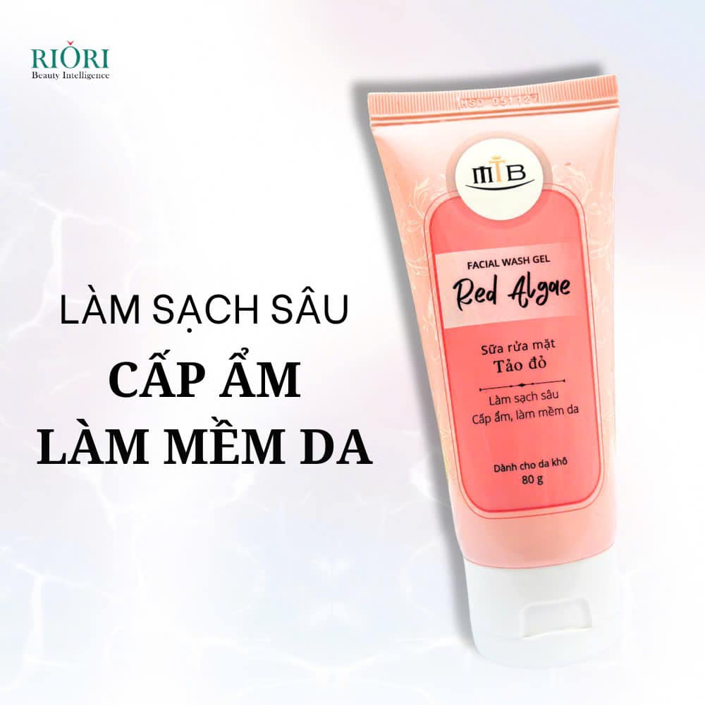 Sữa rửa mặt tảo đỏ