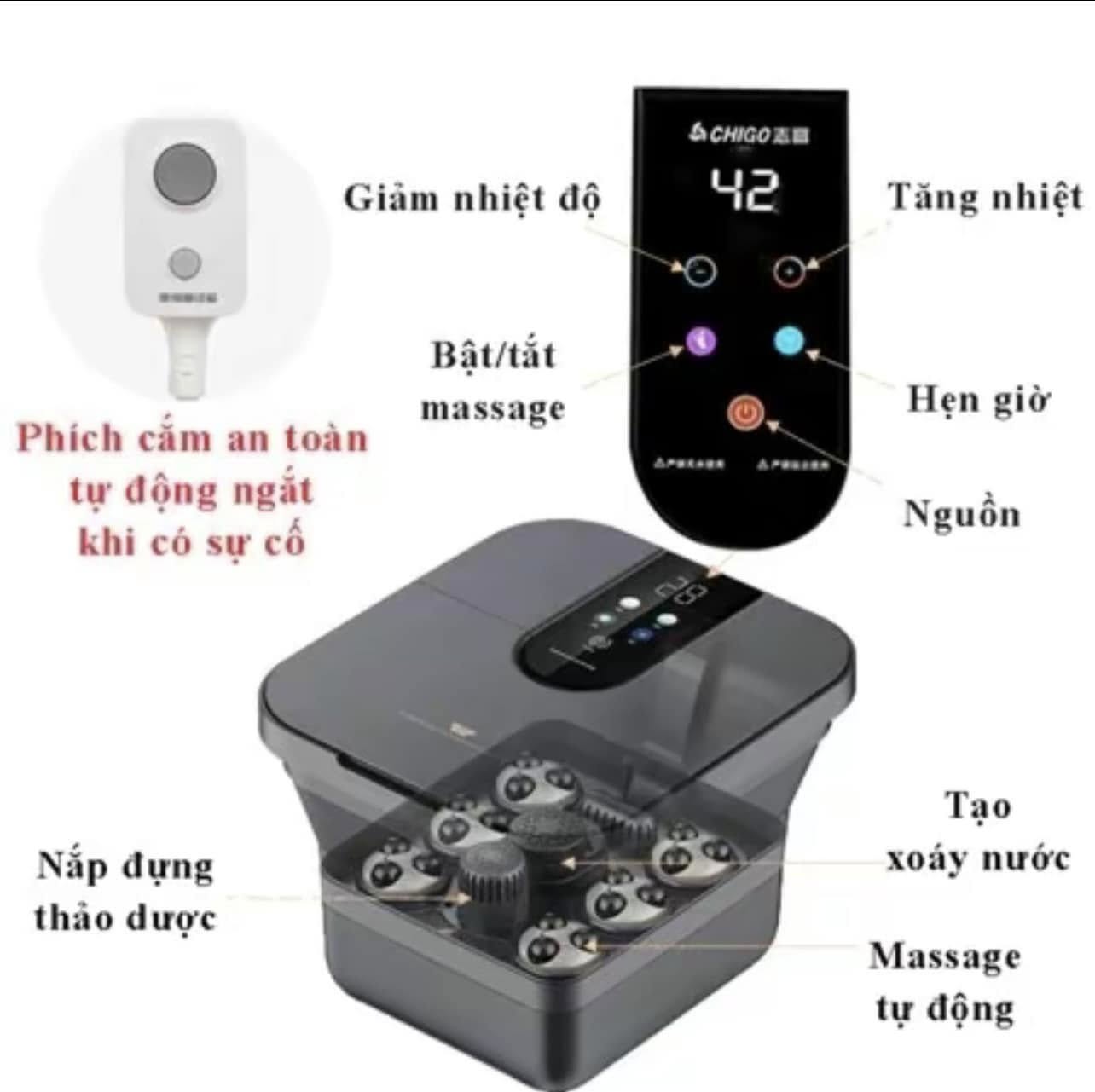 Máy Massage chân Thu Hiền Riori
