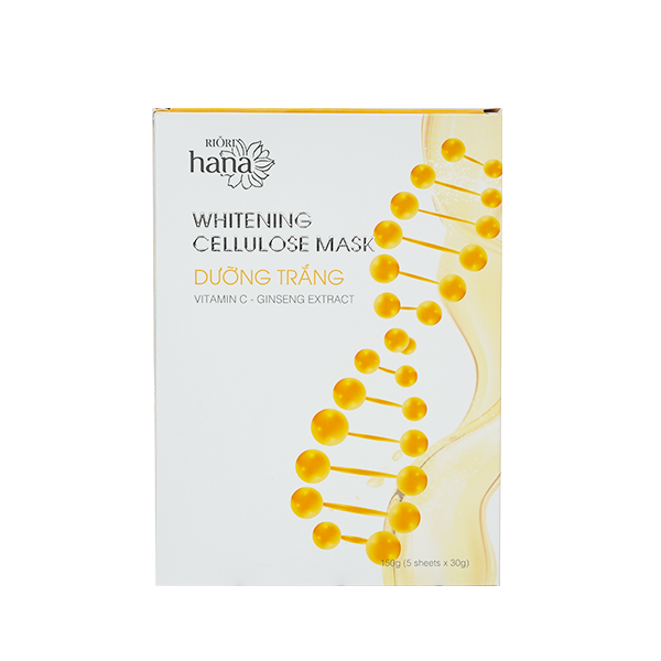 MẶT NẠ DƯỠNG TRẮNG WHITENING CELLULOSE (HỘP 5 MIẾNG)