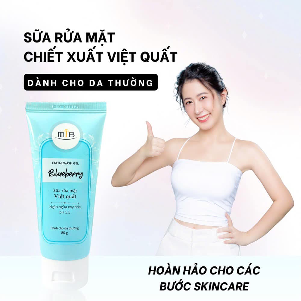 Sữa rửa mặt việt quất