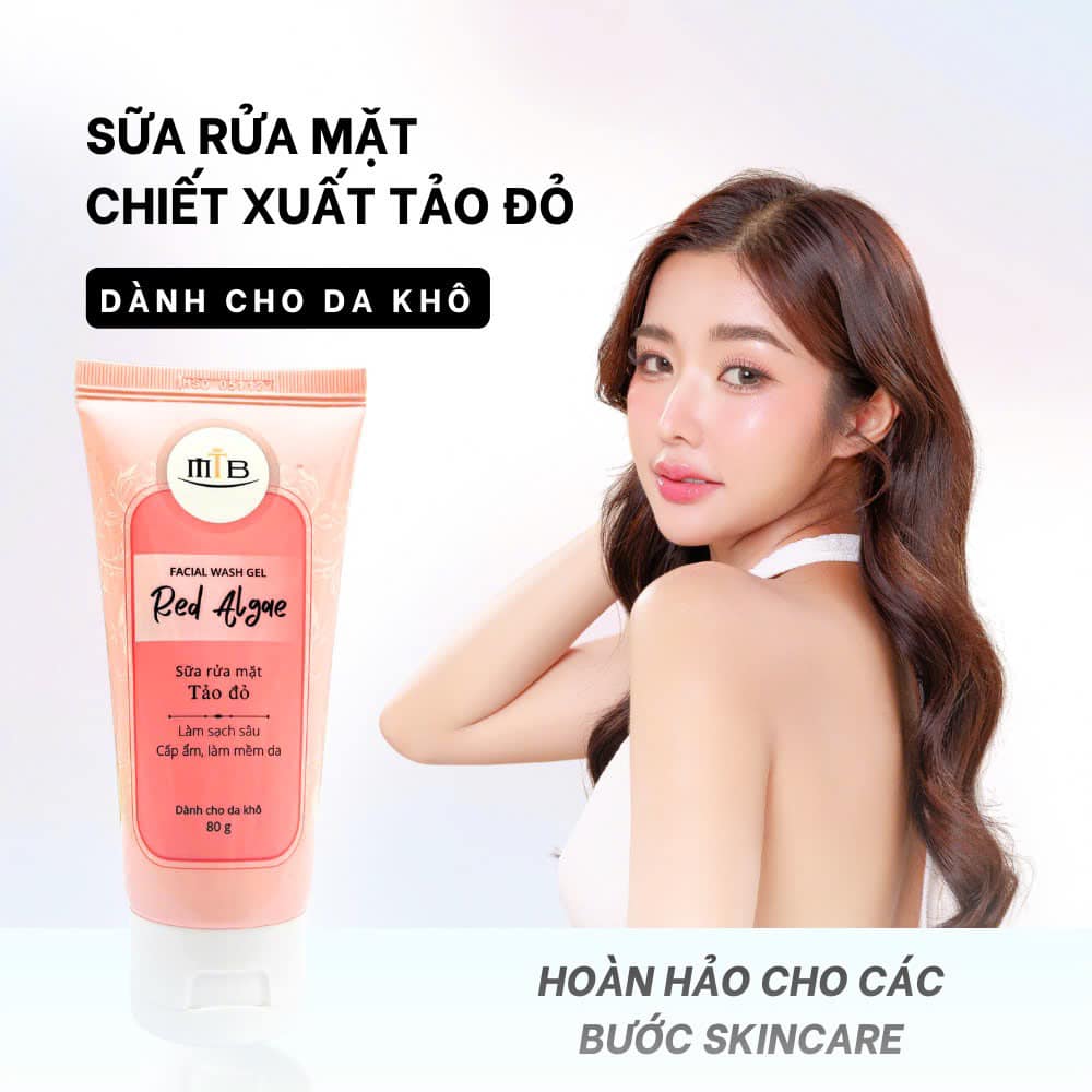 Sữa rửa mặt tảo đỏ